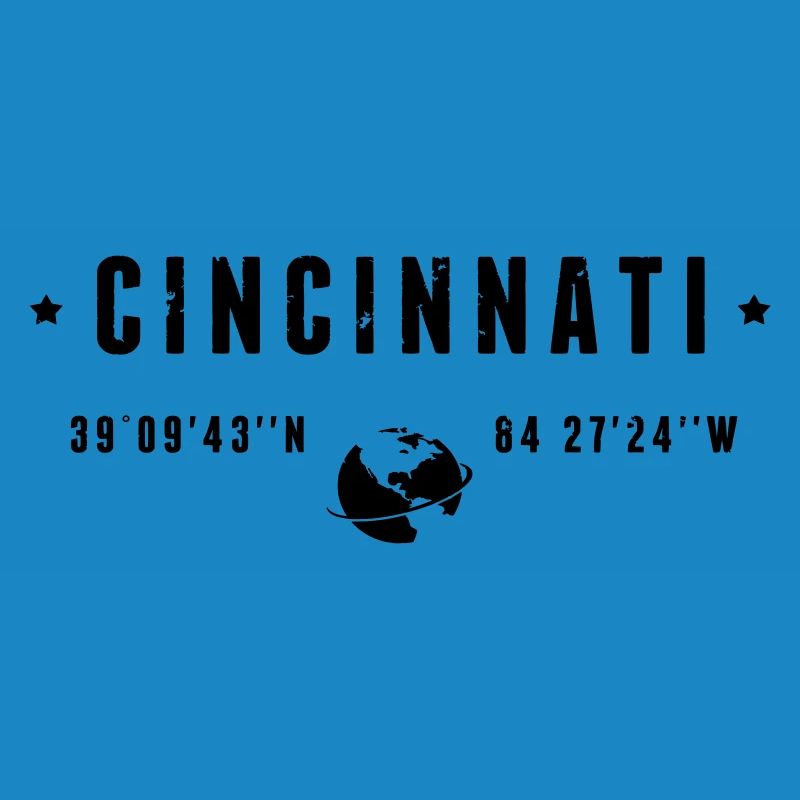 Cincinnati Ohio Coordinates Gps Globe