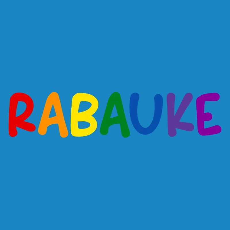 Rascal Colorful Letters Rainbow