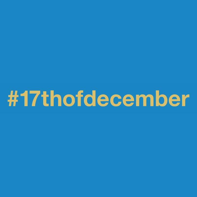 geboren am 17. Dezember Geburtstag birthday