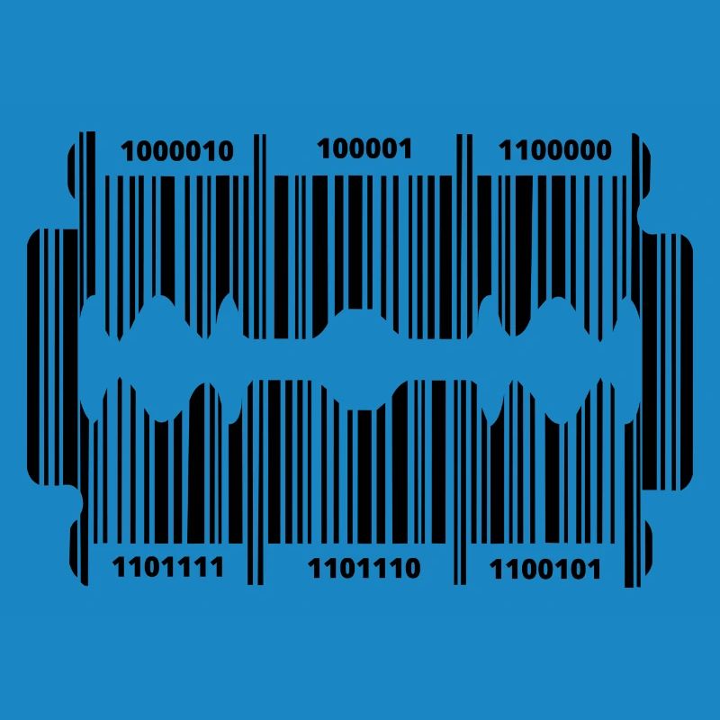 Razor blade with secret code