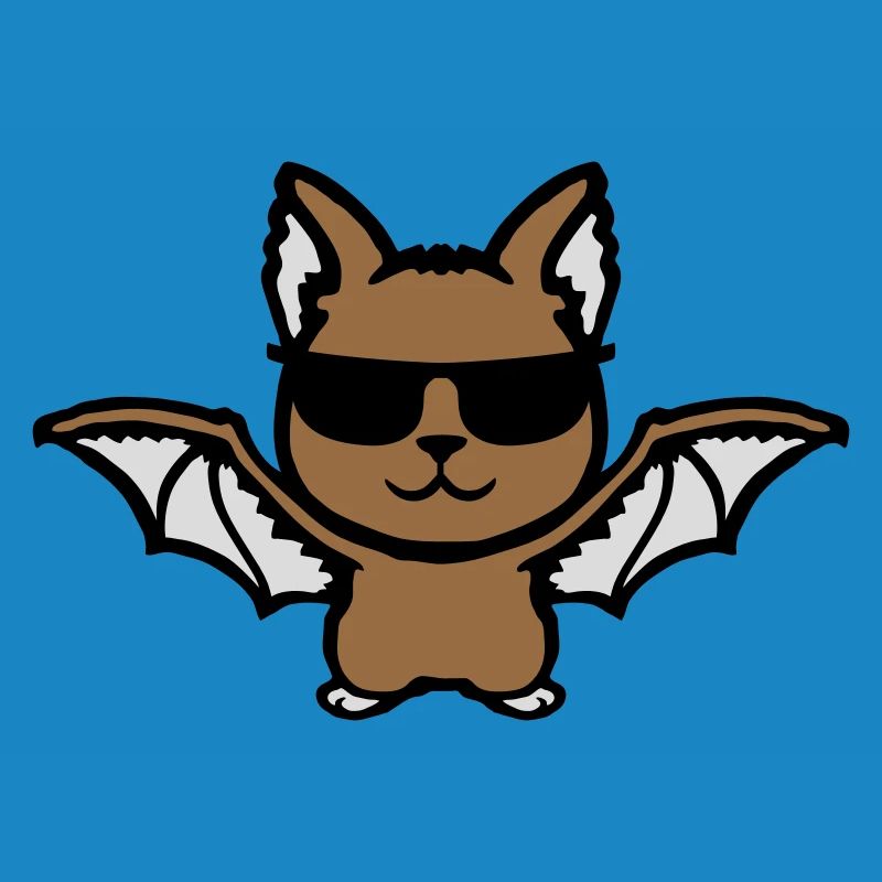 Cute Bat Sunglasses Cool Halloween Funny
