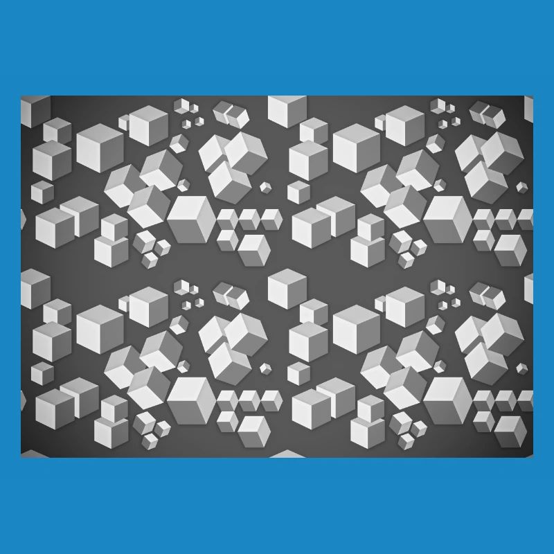 Deco pattern grey-white