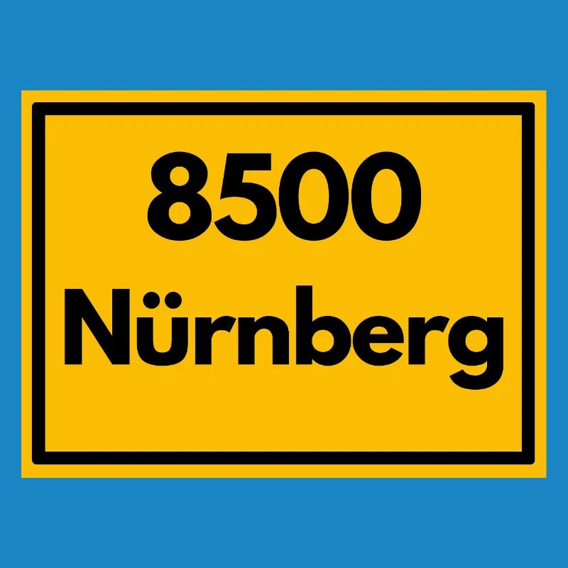 ANCIEN CODE POSTAL RÉTRO 8500 NÜRNBERG FRANKEN
