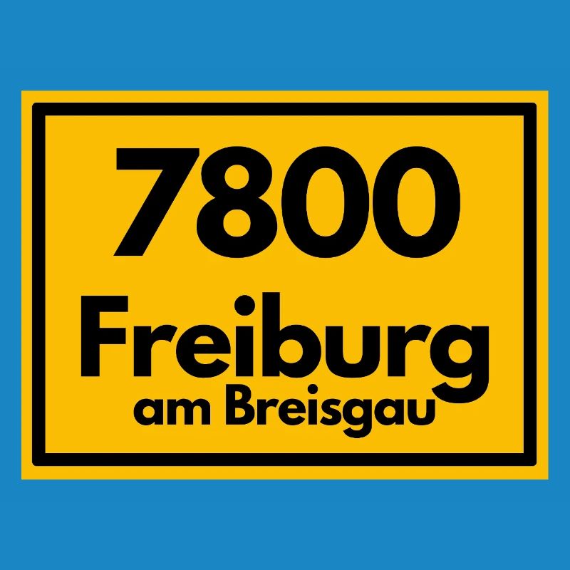 ANCIEN CODE POSTAL RÉTRO 7800 FREIBURG BREISGAU