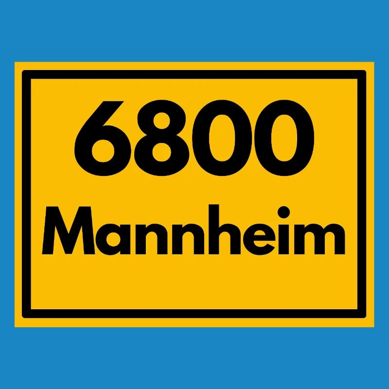 OLD POSTCODE POSTCODE RETRO 6800 MANNHEIM Squares