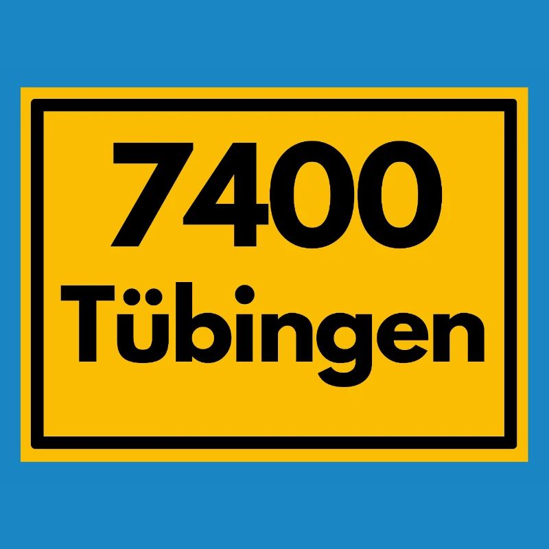 OLD POSTCODE ZIP CODE RETRO 7400 TÜBINGEN - NECKAR
