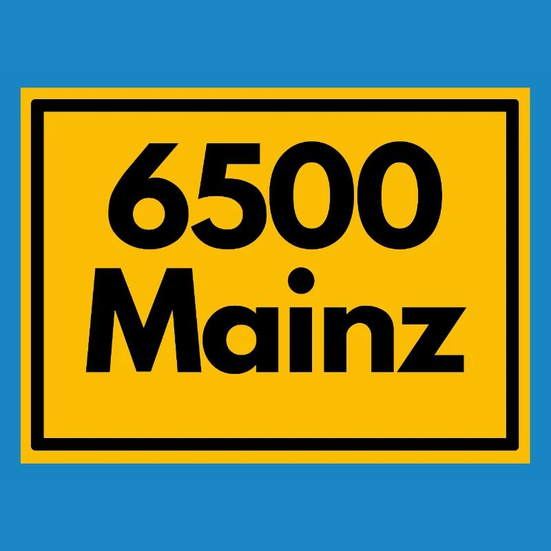 ANCIEN CODE POSTAL RETRO 6500 MAINZ MEEENZ