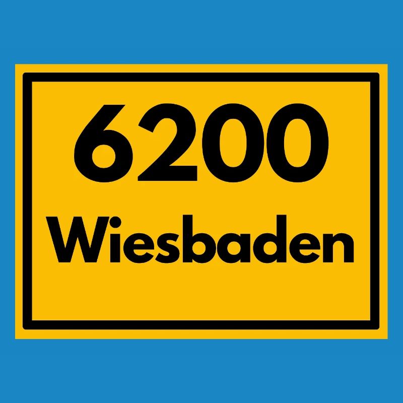 ANCIEN CODE POSTAL RETRO 6200 WIESBADEN