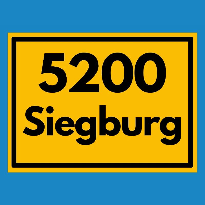 OLD POSTCODE POSTCODE RETRO SIEGBURG - RHEIN SIEG