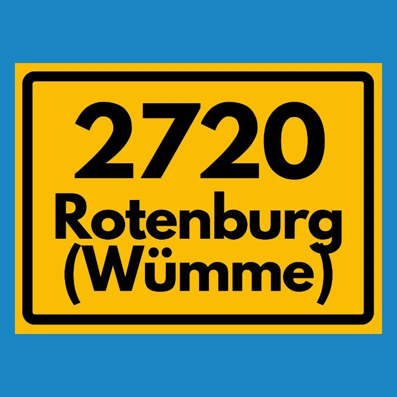 OLD POSTCODE ZIP CODE RETRO 2720 ROTENBURG WÜMME!