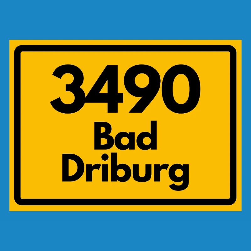 ANCIEN CODE POSTAL RETRO 3490 BAD DRIBURG