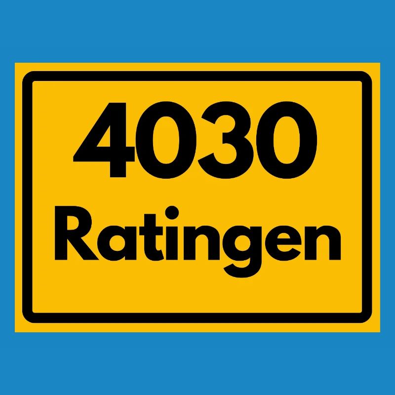 ANCIEN CODE POSTAL RÉTRO 4030 RATINGEN