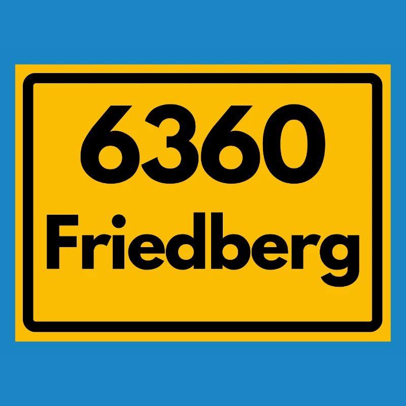 OLD POSTCODE ZIP CODE RETRO 6360 FRIEDBERG HEIMAT