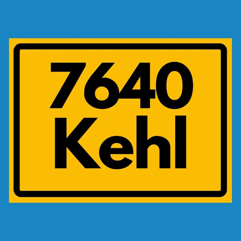 ANCIEN CODE POSTAL RETRO 7640 KEHL HEIMATSTOLZ