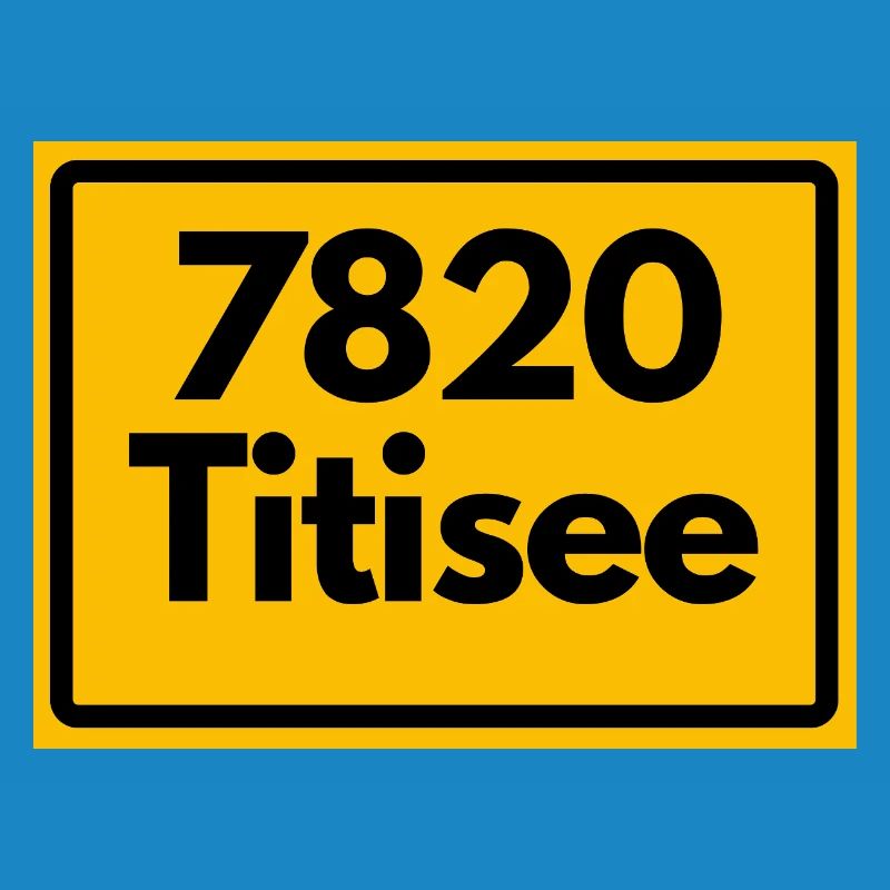 OLD POSTCODE POSTCODE RETRO 7820 TITISEE HEIMAT