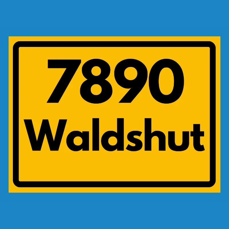 OLD POSTCODE POSTCODE RETRO 7890 WALDSHUT HEIMAT