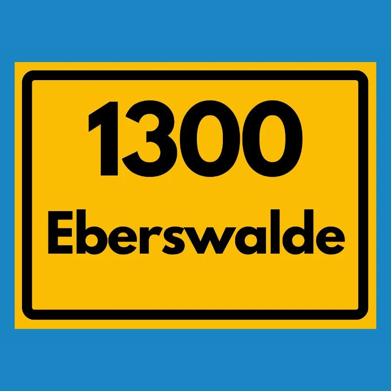 OLD POSTCODE ZIP CODE RETRO 1300 EBERSWALDE HEIMAT