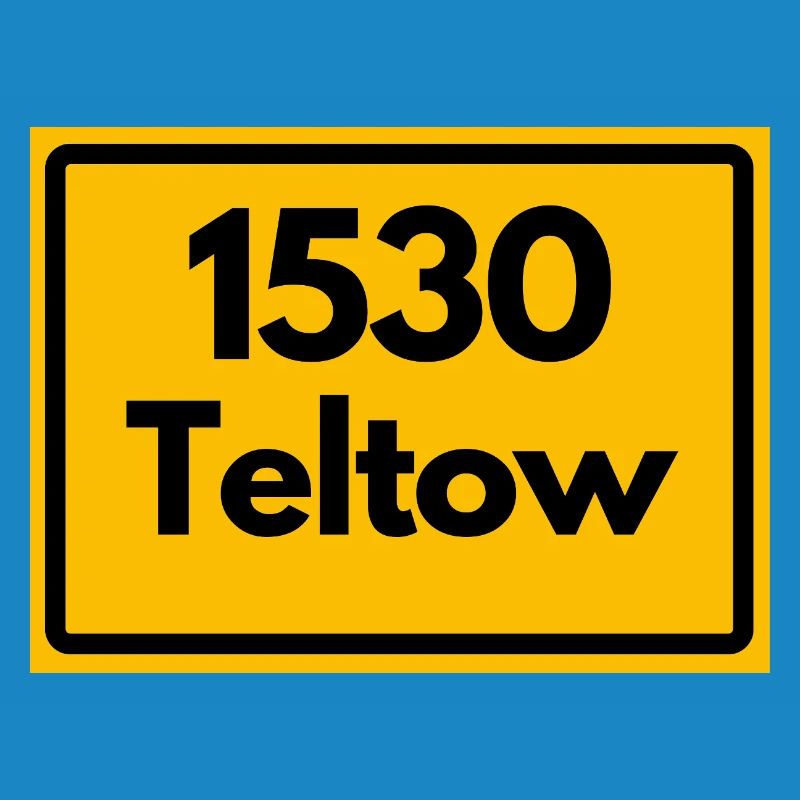 ANCIEN CODE POSTAL RÉTRO 1530 TELTOW HEIMAT