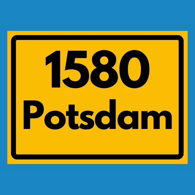 OLD POSTCODE POSTCODE RETRO 1580 POTSDAM HEIMAT