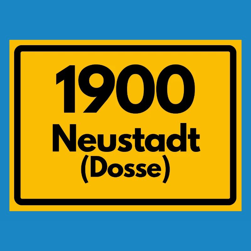 OLD POSTCODE ZIP CODE RETRO 1900 NEUSTADT DOSSE