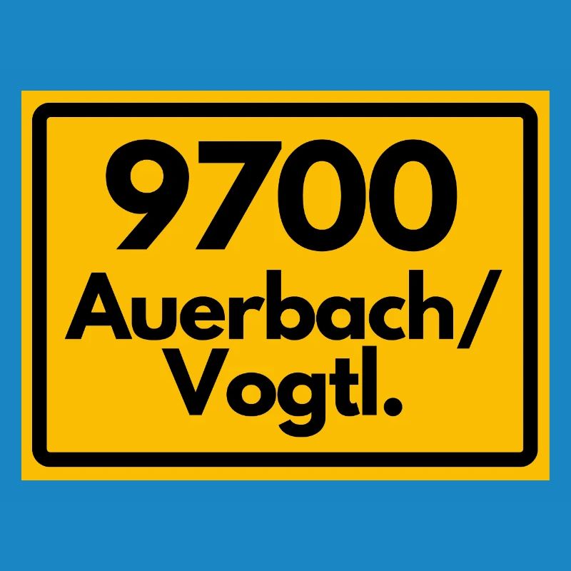 ANCIEN CODE POSTAL 9700 AUERBACH/VOGTL. SAXONY