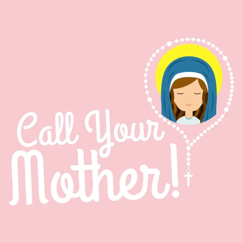 Nenne deine Mutter Illustration Tee