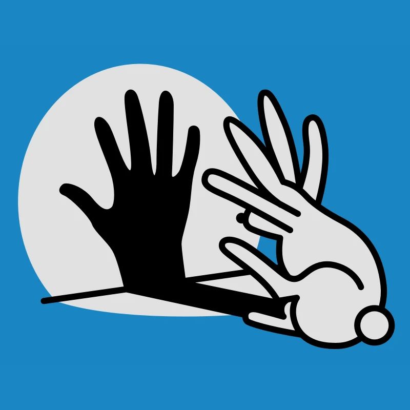 Chinese shadow hand rabbit