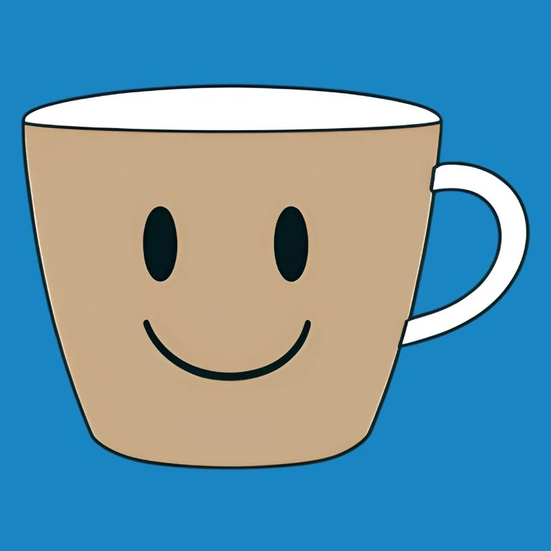 Smiling Coffee Mug Design