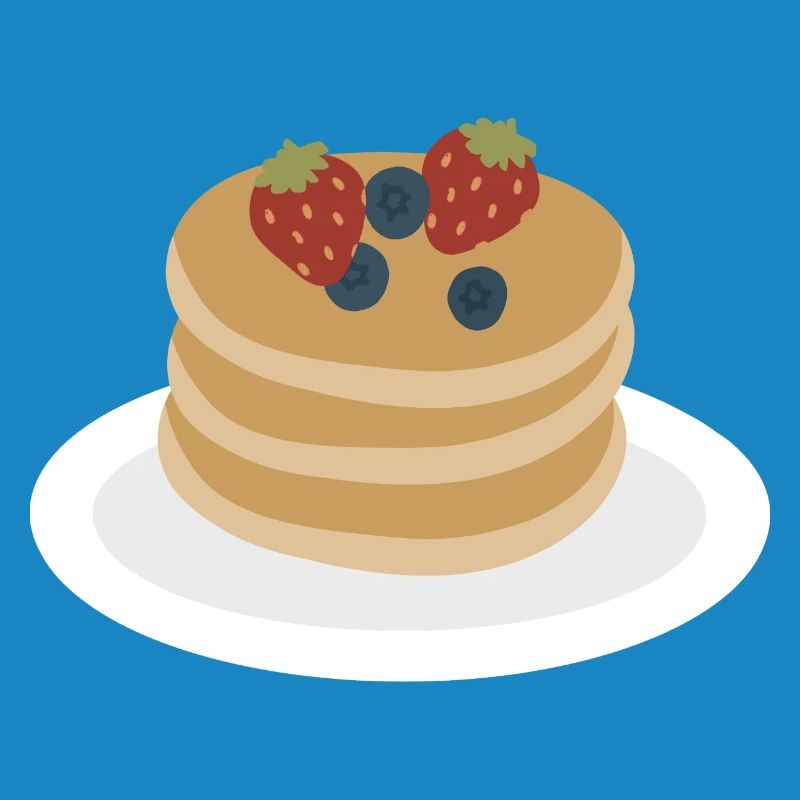 Berry Pancake Stack Artwork