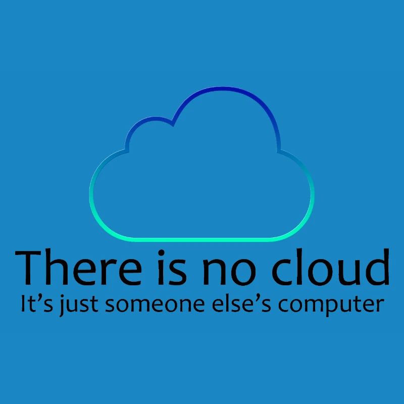 No Cloud Programming Funny Tee