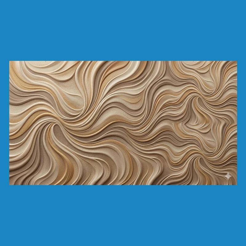 Paysage de sable ondulé du désert