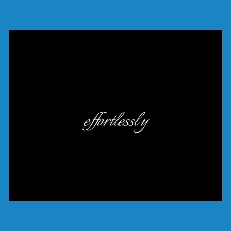 Effortlessly Elegant Script Typography