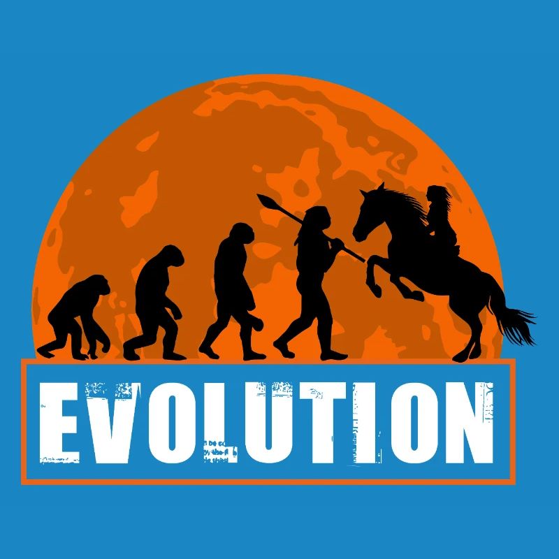 Évolution du jockey de courses de chevaux Cavalier