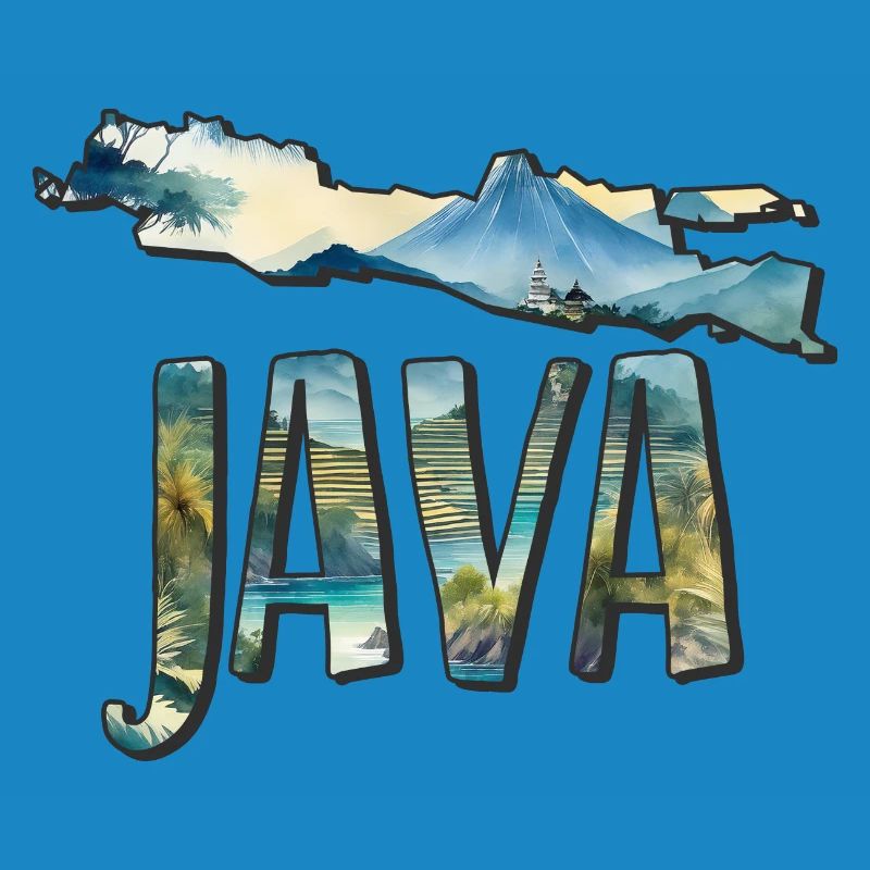 Watercolor Map Java