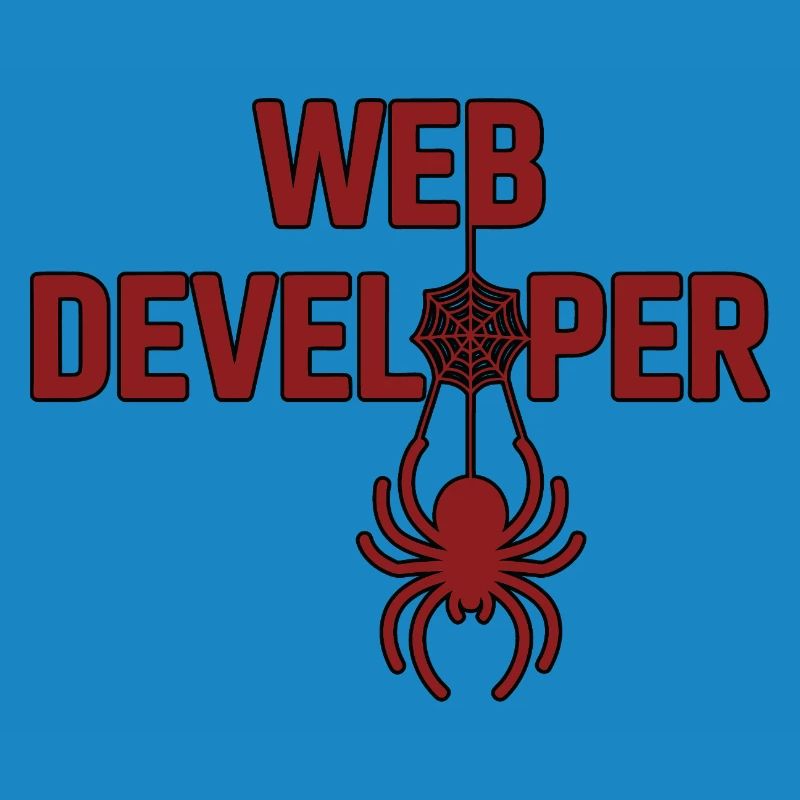 Web Developer Spider Logo Shirt