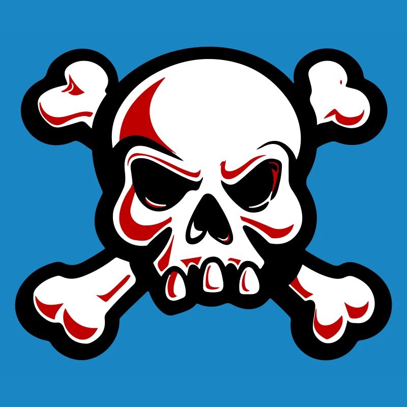 skull skeleton bones symbol