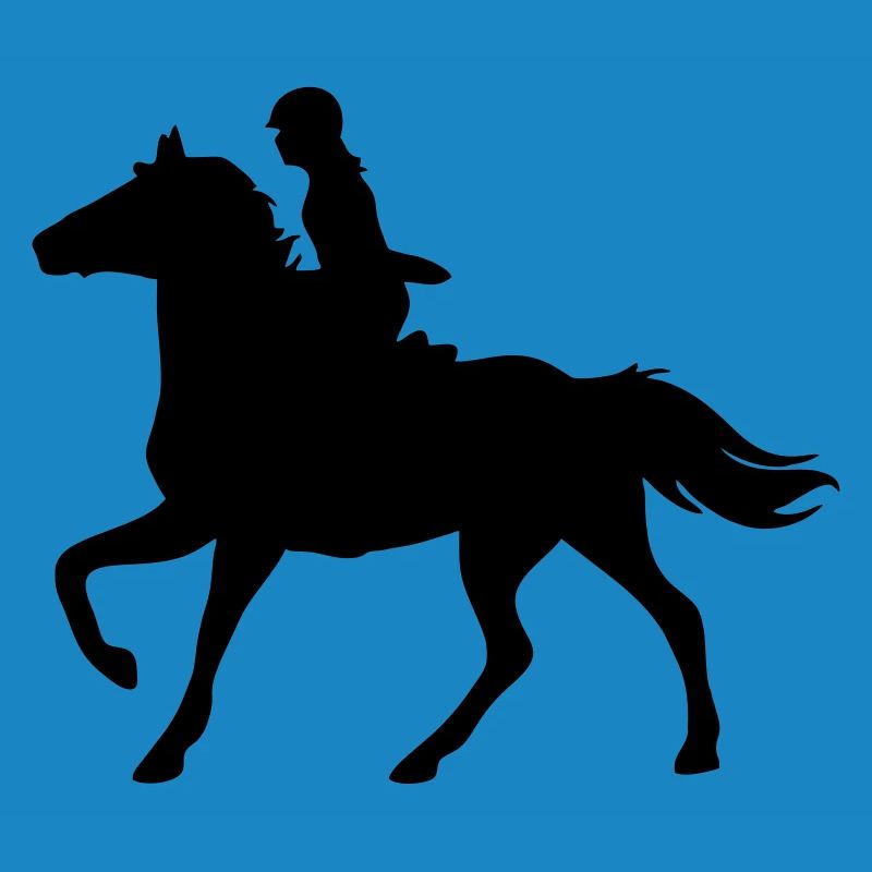 Mädchen mit Pferd