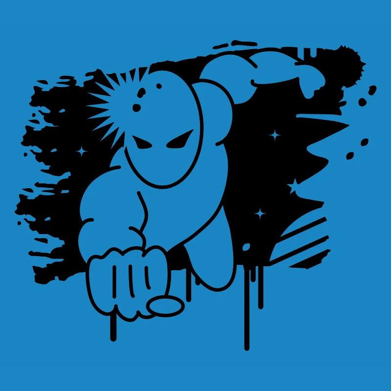 Superheld Graffiti