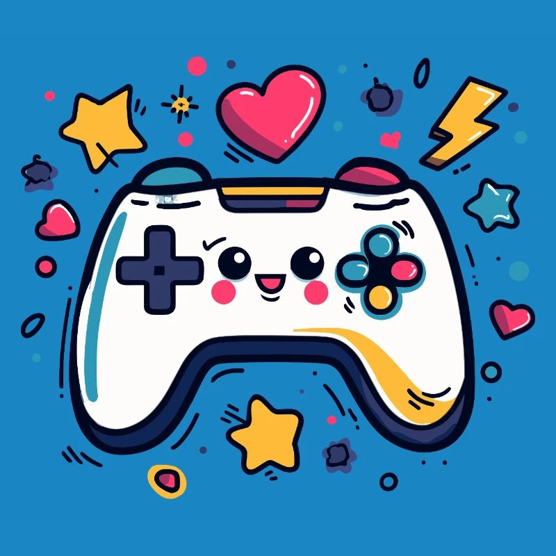 Colorful controller charm