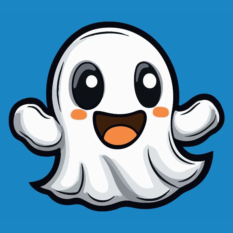 Ghost Halloween Cute Comic
