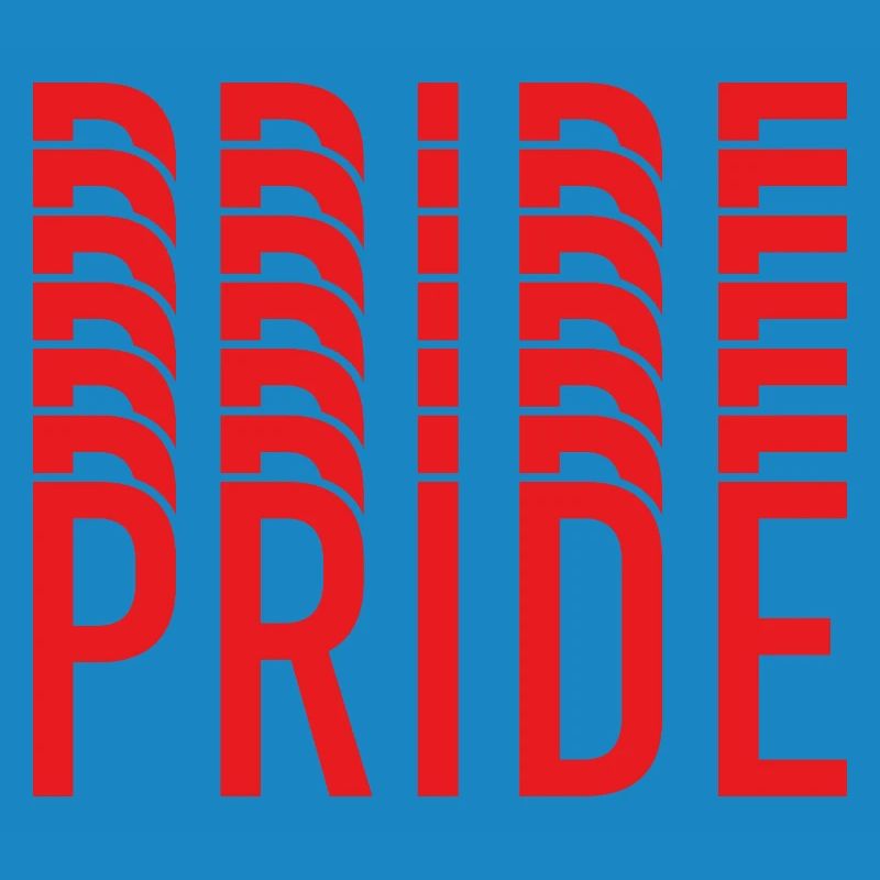 Pride: Repeated letter design