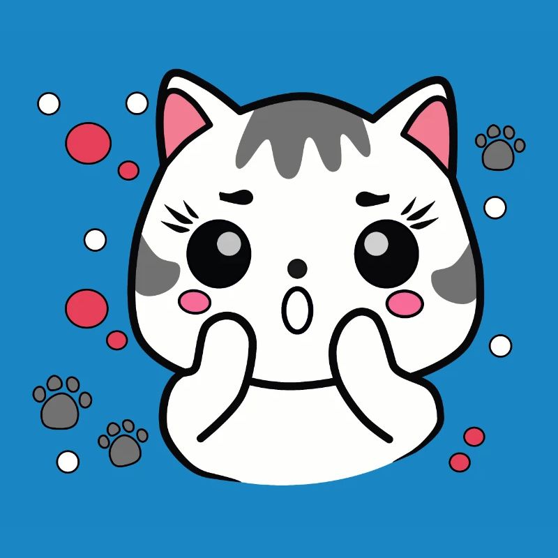 Surprised Cute Cat