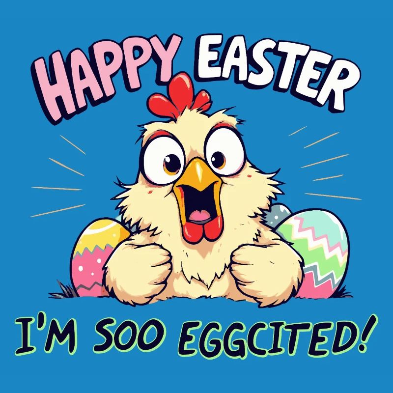 happy easter i am eggcited