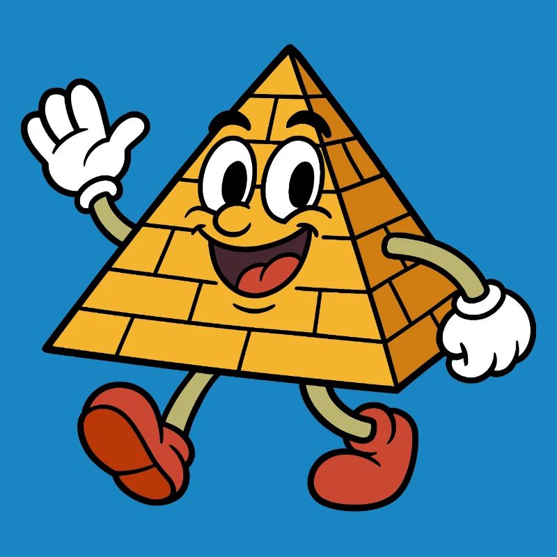 Talking wacky pyramid