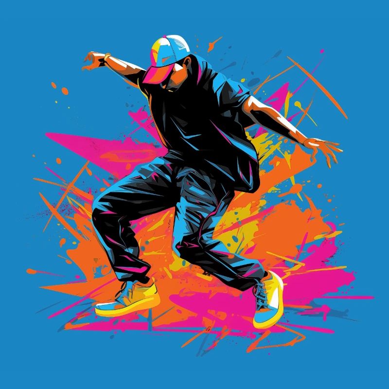 Synthwave rétro B Boy