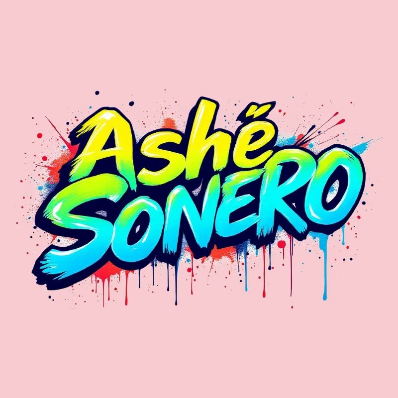 Ashe Sonero Graffiti-Regenbogen