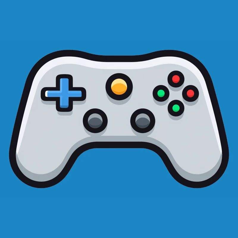 Gamepad Logo, Controller, Retro Console