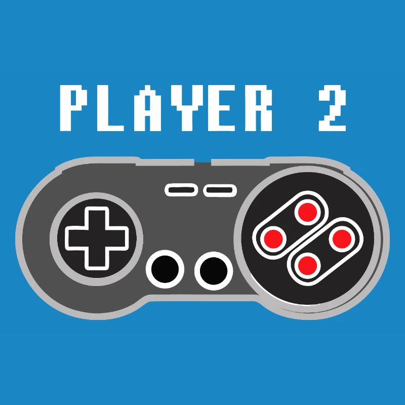 Player 2 Pixel Controller Graphic