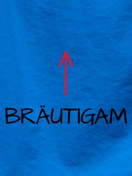 Bräutigam Junggesellenabschied Pfeil
