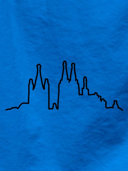 Kölner Skyline Kontur